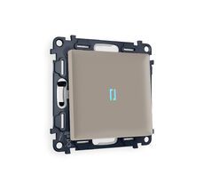 Выключатель одноклавишный с подсветкой Ambrella Volt ALFA QUANT MA362020_AMB