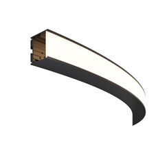 Радиусный профиль внешний 1/4 круга Maytoni ALM-3535R-B-EX-90&deg;-1.5M_MY