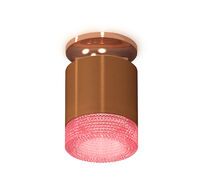 Комплект накладного светильника Ambrella light с композитным хрусталем Techno XS7404142_AMB
