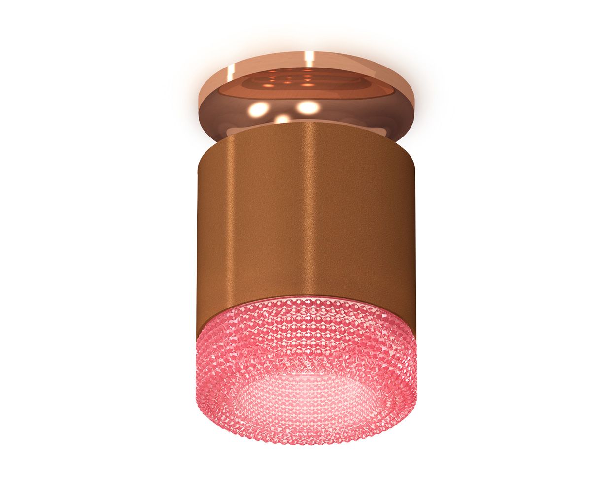 Комплект накладного светильника Ambrella light с композитным хрусталем Techno XS7404142_AMB
