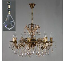 Хрустальная люстра Ambiente Ambient 2118/8 PB Leaf crystal_BZ