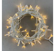 Гирлянда LTC Нить 10м Тепло-Белая 24В, 100 LED LL100-8-1WW