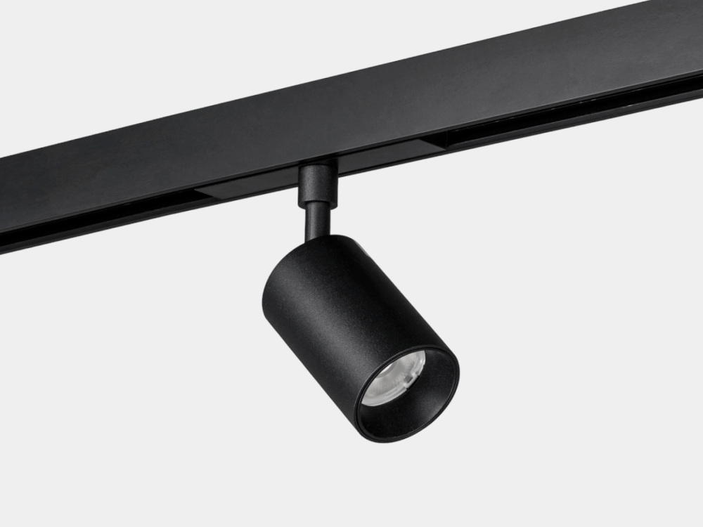 Трековый светильник магнитный, светодиодный, черный, 6Вт, 48V, IP20 3000К Lumker SY-LINK-SP-BL-6-WW_SW
