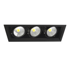 Потолочный светильник прямоугольныйс черным плафоном светодиодный Imex IL.0006.2300_IM