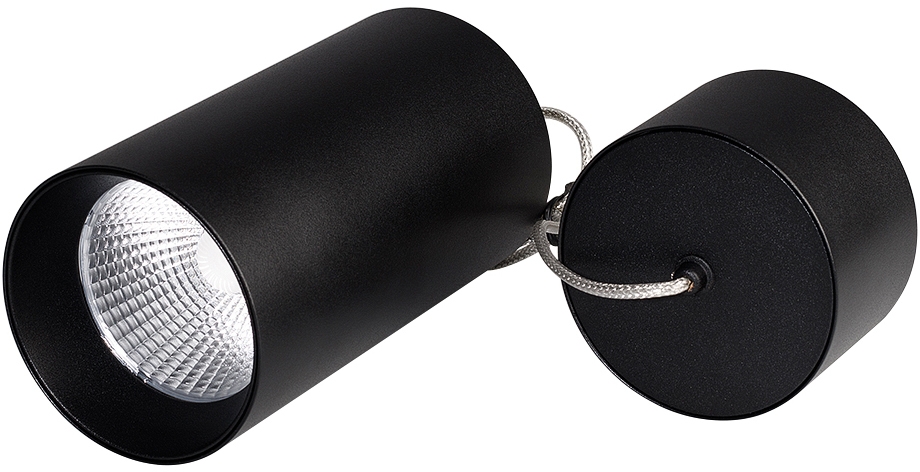 Подвесной светильник LED SP-POLO-HANG-R85-15W White5000 (BK-BK, 40 deg) ( Arlight 027422_ARL