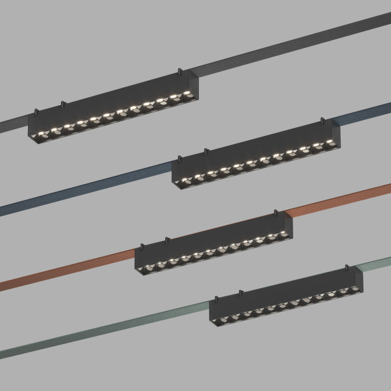 Трековый светильник Denkirs BELTY GRILL DK5670-BK