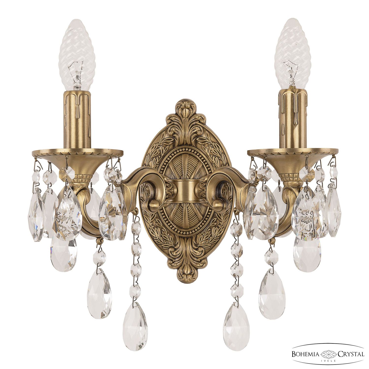 

Бра Bohemia Ivele Crystal 7301B11/2/125 B FP, 7301B11/2/125 B FP
