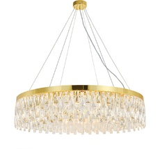 Подвесной хрустальный светильник (12029/18P Gold) Indigo V000496