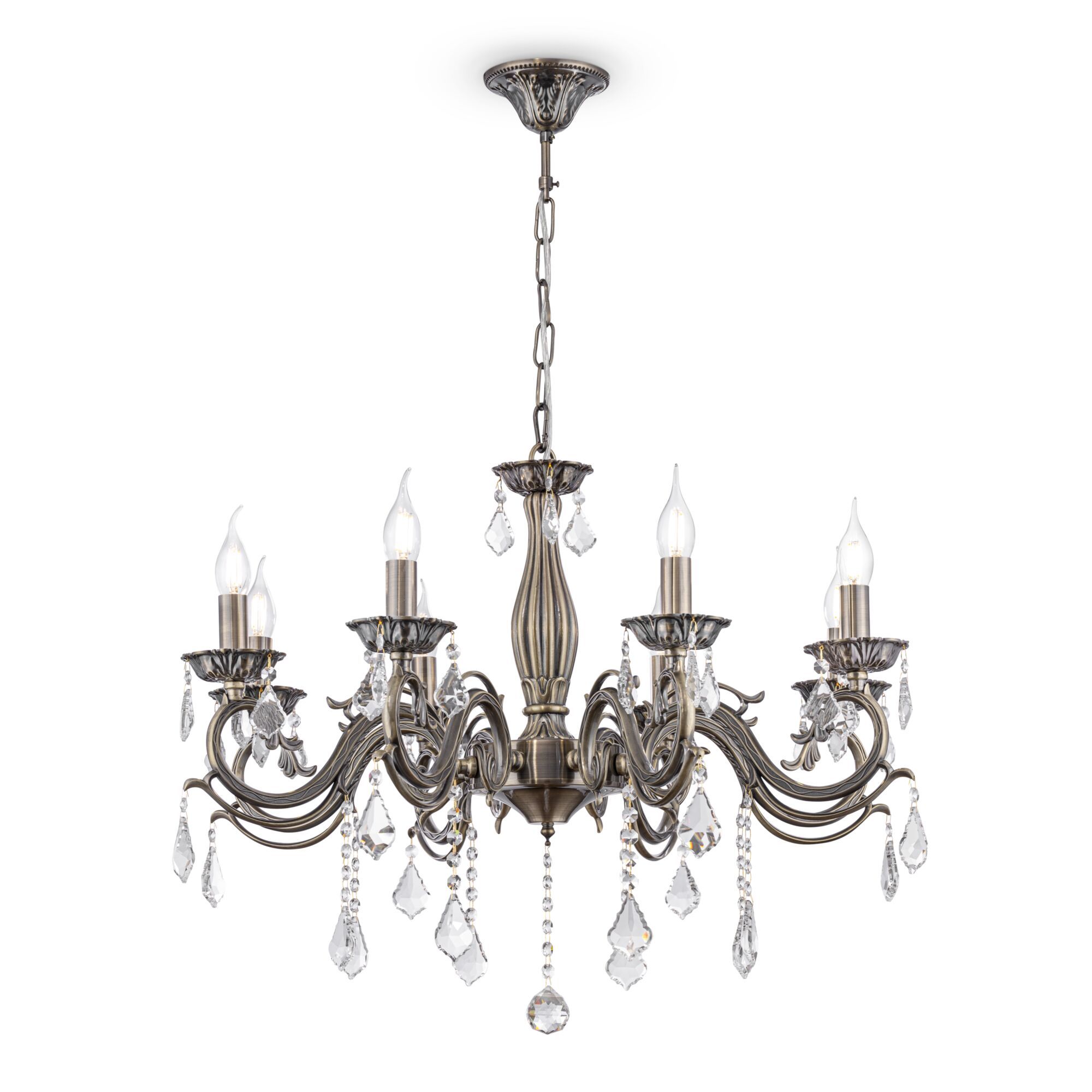 

Подвесная люстра Maytoni Bronze RC245-PL-08-R, RC245-PL-08-R