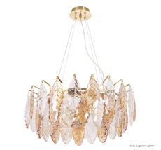 Подвесная люстра Crystal Lux TREVI TREVI SP6 BRASS_CR