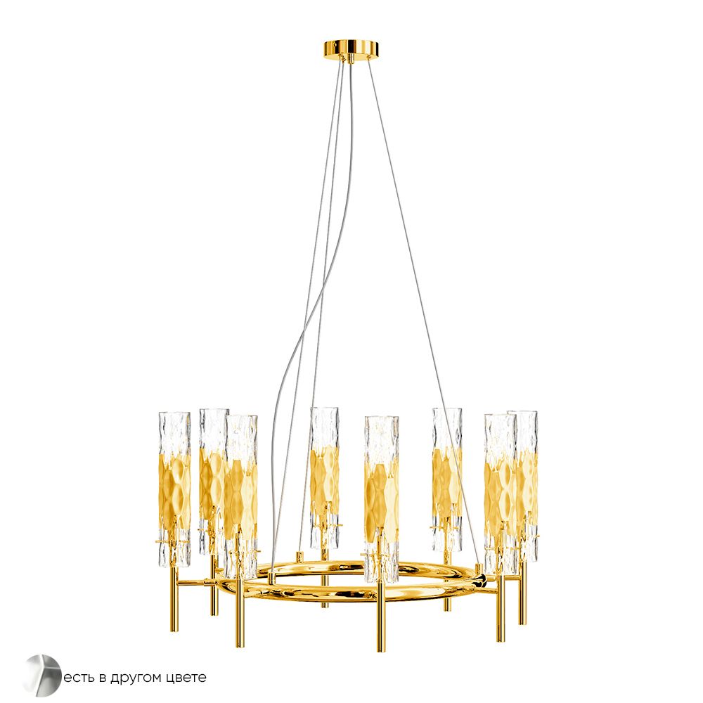 Подвесная люстра Crystallux PRIMAVERA PRIMAVERA SP8 GOLD_CR