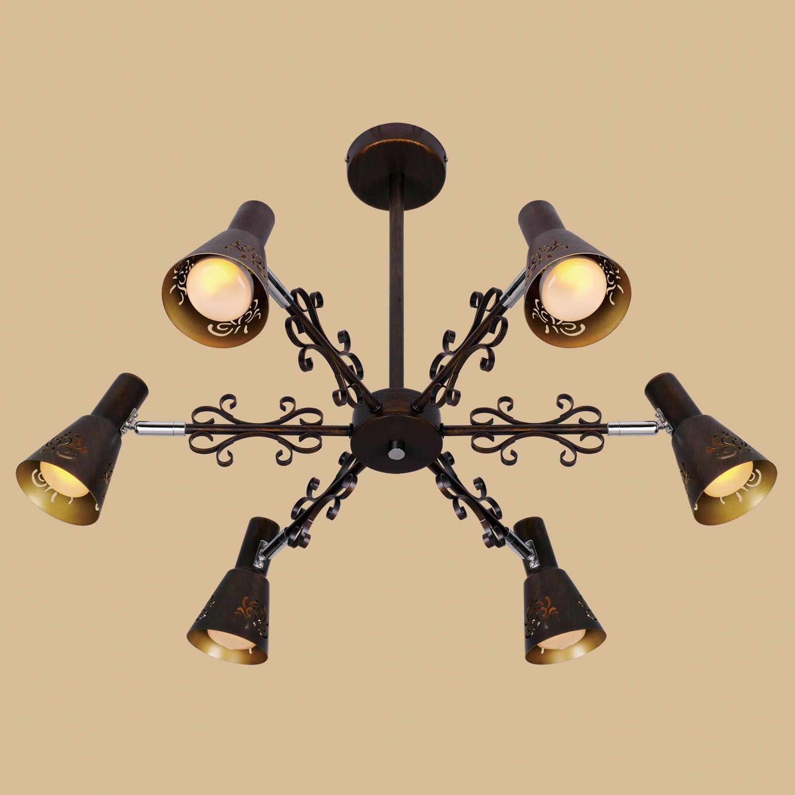 Потолочная люстра CitiLux Дункан Кофе CL529161