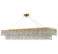 Подвесная люстра хрусталь Arti Lampadari Acquaro E 1.5.120x30.100 GP