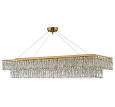 Подвесная люстра хрусталь Arti Lampadari Acquaro E 1.5.120x30.100 GP