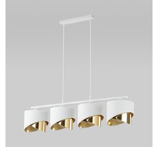 Подвесной светильник с тканевыми абажурами TK Lighting Grant White a066425_EU