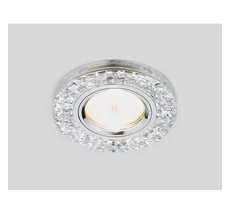 Встраиваемый светильник хрустальный Ambrella K8060 CH S_AMB