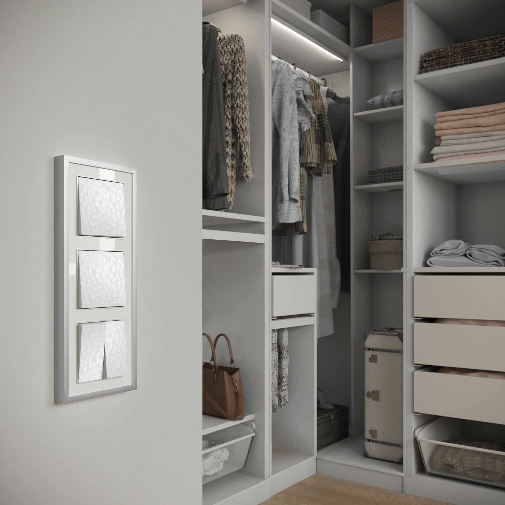 Рамка на 3 поста Baguette Werkel a060232_WR