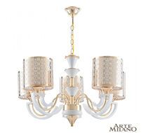 Подвесная люстра Arte Milano Florentina 308857/5 Wh/Gd