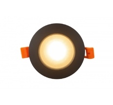 Встраиваемый светильник Denkirs влагозащищенный DK3016-BK