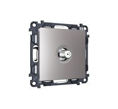 Комплект механизма TV розетки SAT 5-2400MHz 3.5dB ALFA QUANT (AP5130, VM215) Ambrella Volt MA513050_AMB