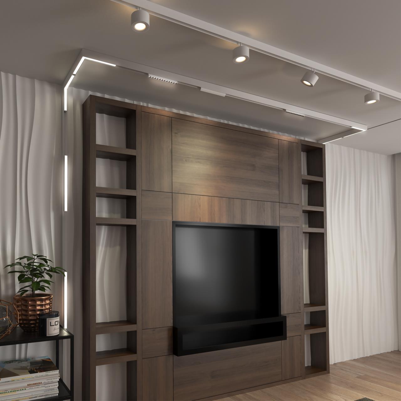 Трековый светильник для низковольного шинопровода диммируемый с пультом ДУ со сменой цветовой темпер Novotech FLUM 358912