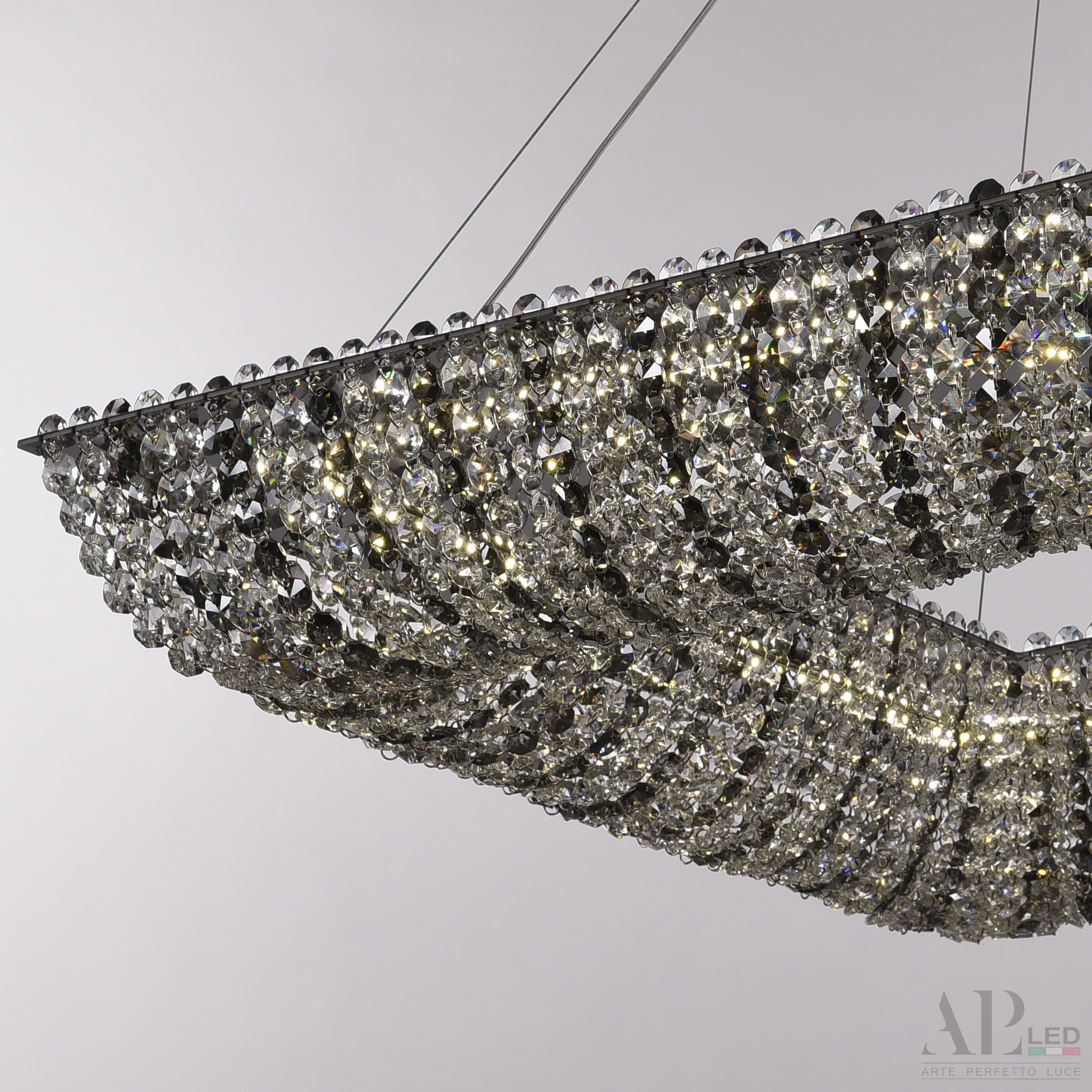 Хрустальная люстра APL LED Sicilia SH503.0.60.R.Ni.4000.Clear.731_BI