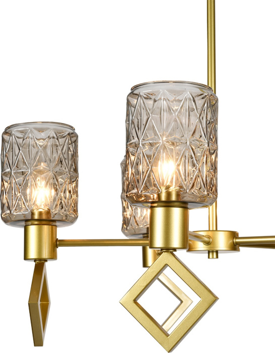 Потолочная люстра на штанге (13025/5R Gold) Indigo V000469