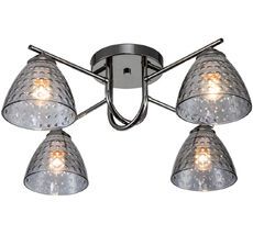 Потолочная люстра 659/4PL E27*60W Escada 659/4PL Black_ESC