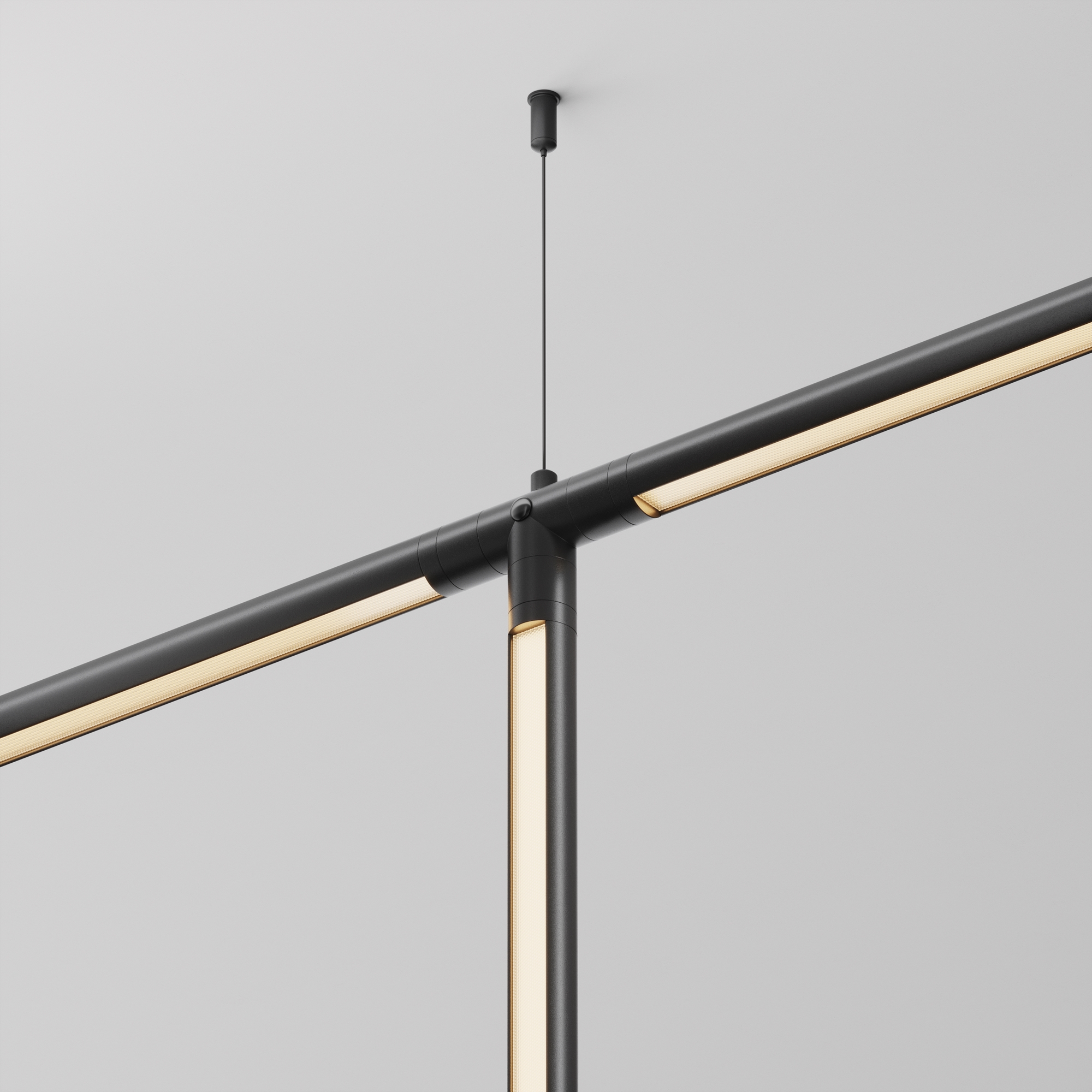 T-образный плоский коннектор для системы Shelf без ввода питания Maytoni CA015TC-B_MY