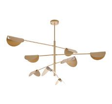 Потолочная люстра на штанге MyFar Valentina MR1953-8C