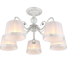 Потолочная люстра хрустальная на штанге Omnilux OML-54117-05