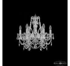 Хрустальная люстра Bohemia Ivele Crystal 1411/6/160 Ni_BI