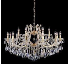 Подвесная люстра Crystallux Hollywood HOLLYWOOD SP12+6 GOLD_CR