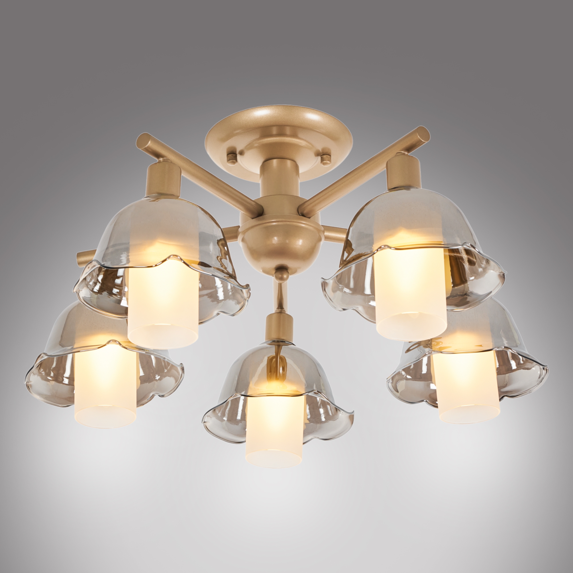 Потолочная люстра на штанге MyFar Lisa MR1481-5C