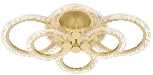 Потолочная люстра светодиодная с пультом регулировкой цветовой температуры и яркости Escada 10230/6LED_ESC