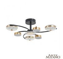 Потолочная люстра Arte Milano Ferrara 279169/3+3 BK/GD