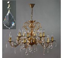 Хрустальная люстра Ambiente Ambient 8888/6+6 AB New Leaf_BZ