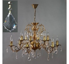 Хрустальная люстра Ambiente Ambient 8888/6+6 AB New Leaf_BZ