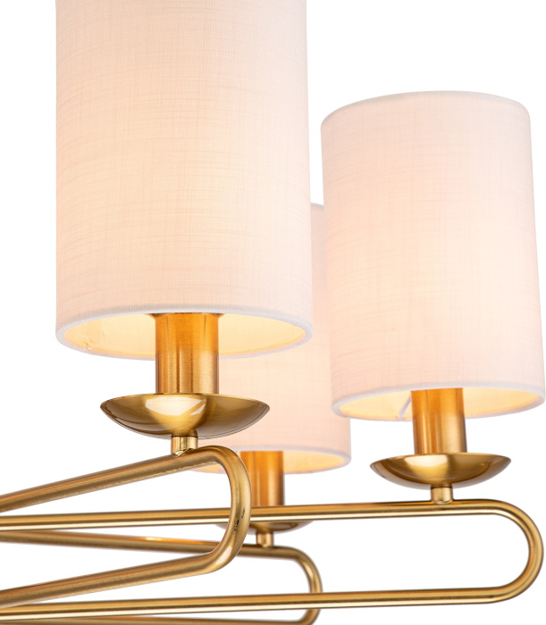 Потолочная люстра на штанге 10166/7PL E14*40W Escada 10166/7PL Brass_ESC