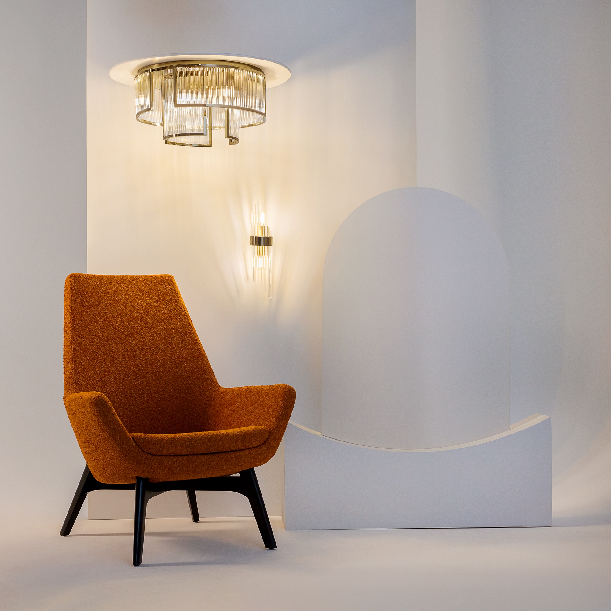 Потолочная люстра Maytoni Frame MOD174CL-09G_MY