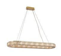 Подвесная люстра Newport MELODY 8560/100 C oval gold polished_NP
