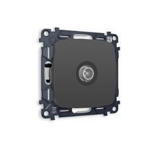 Розетка TV оконечная Ambrella Volt OMEGA мягкое касание 50-870 MHz 1dB QUANT MO913010_AMB