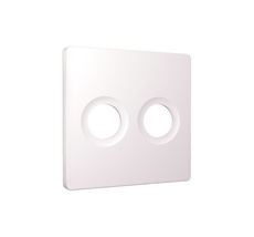 Лицевая панель ALFA для TV двойной розетки QUANT Ambrella Volt AP2133_AMB