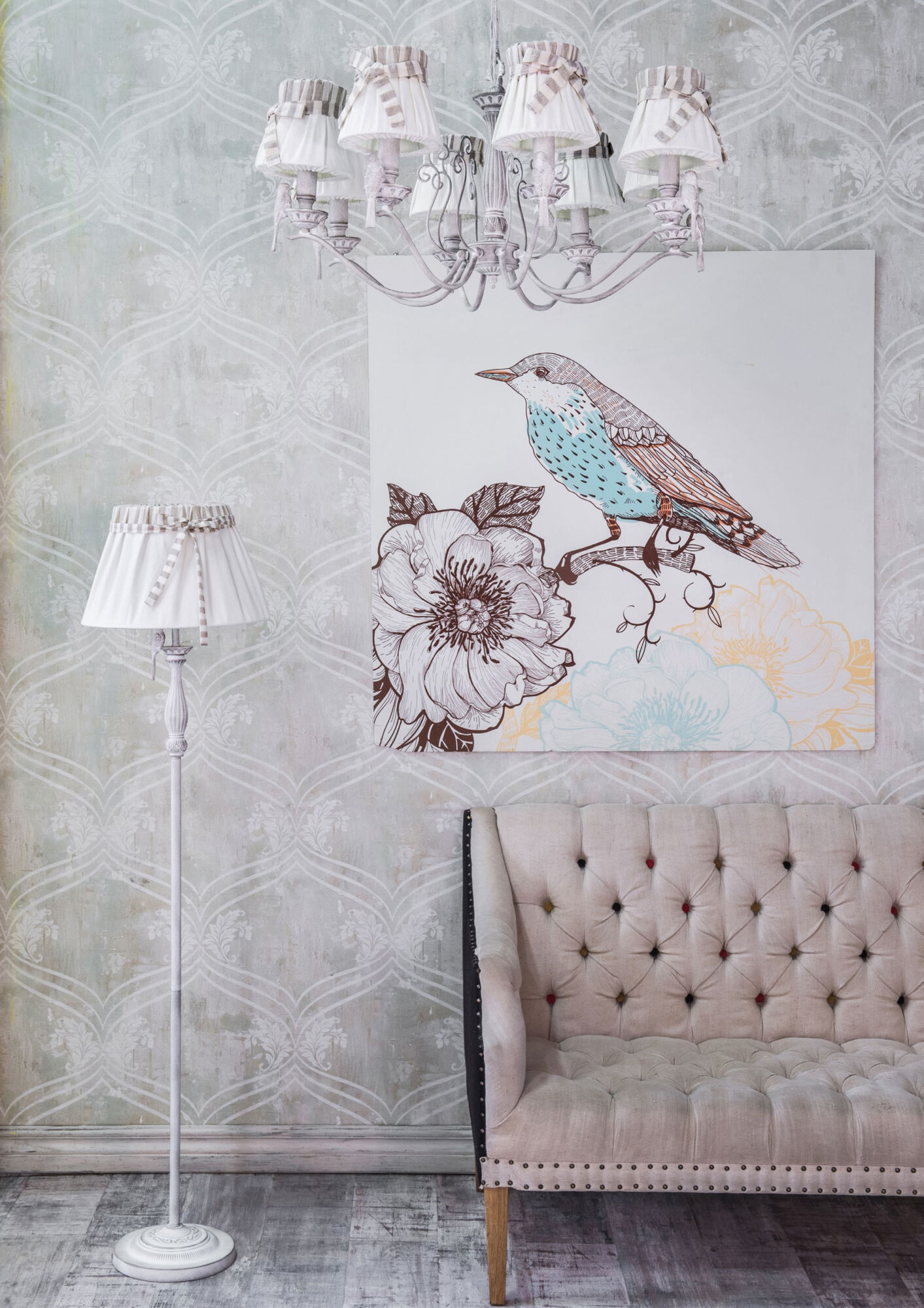 Торшер Maytoni Bird ARM013-22-W_MY