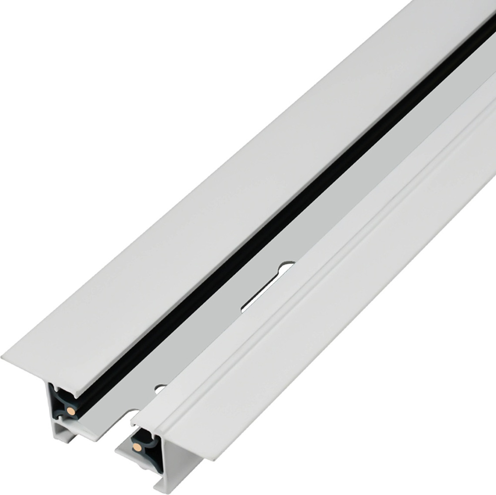 Встраиваемый шинопровод под гипсокартон однофазный металл/медь, белый, 2 метра Escada ESTR10010_ESC