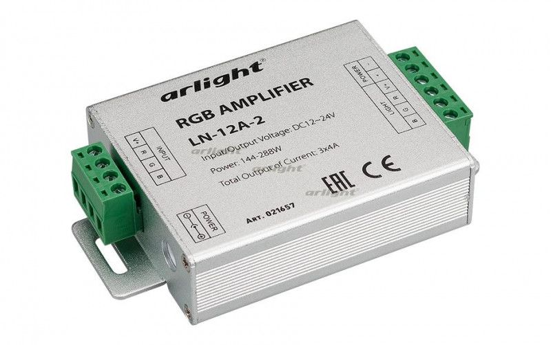 RGB-усилитель LN-12A-2 (12-24V, 144-288W) 021657_ARL
