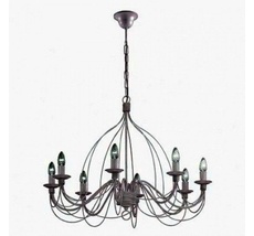 Подвесная люстра Ideallux CORTE SP8 RUGGINE_IL