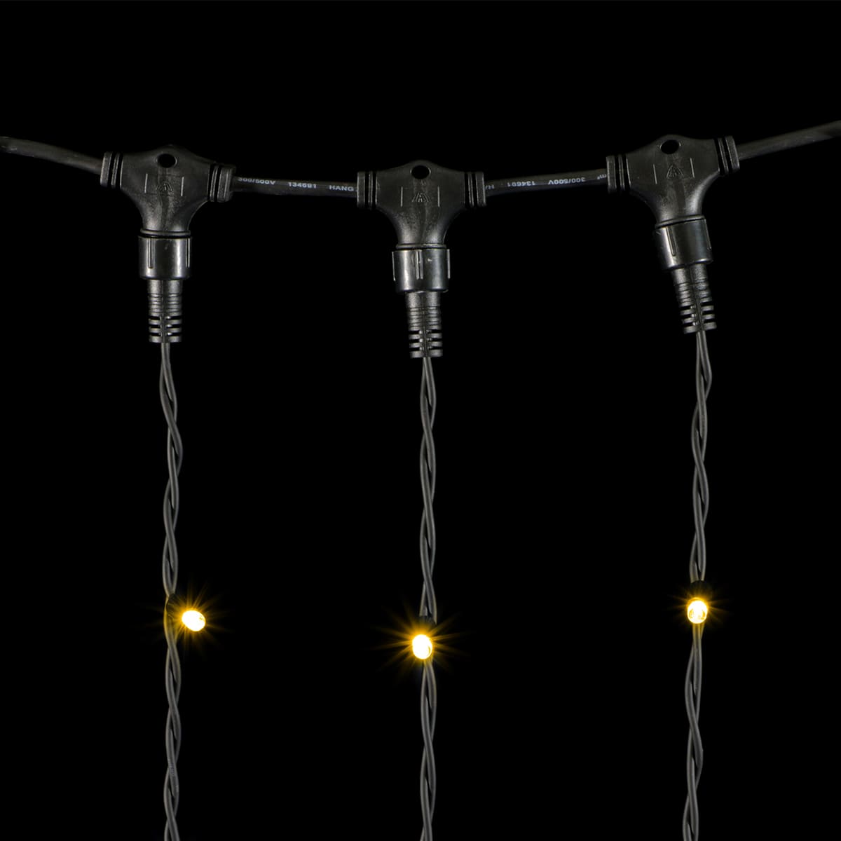 Гирлянда LTC Занавес 2 x 3 м Тепло-Белый 220В, 600 LED LL602-1-2WW