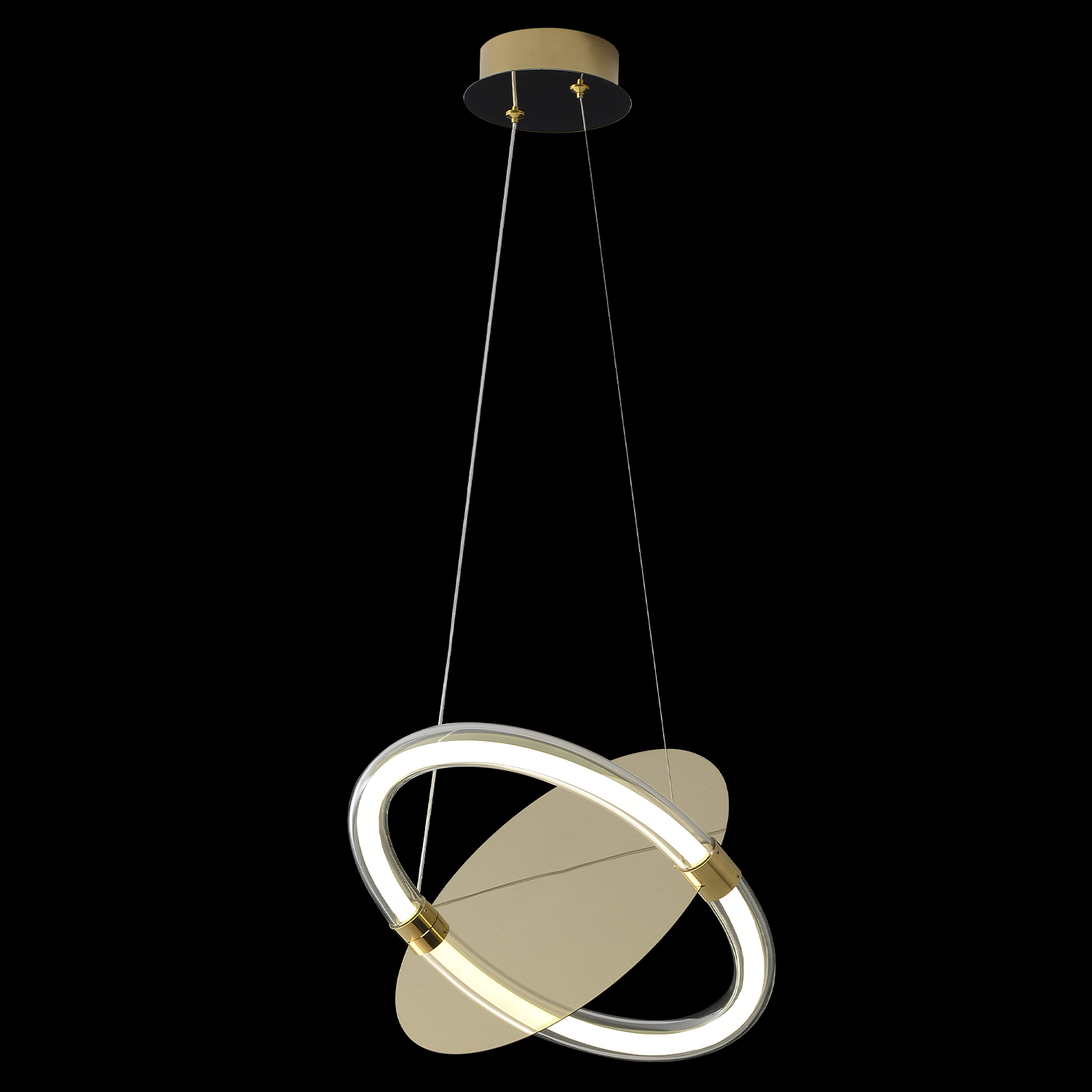 Подвесной светильник Crystal Lux NEBULA SP22W LED GOLD_CR