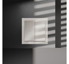 Выключатель встраиваемый VOLTUM S70 для жалюзи 10А VLS020703
